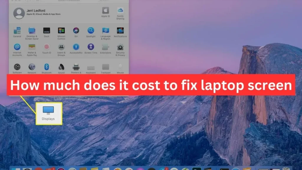 How much does it cost to fix laptop screen