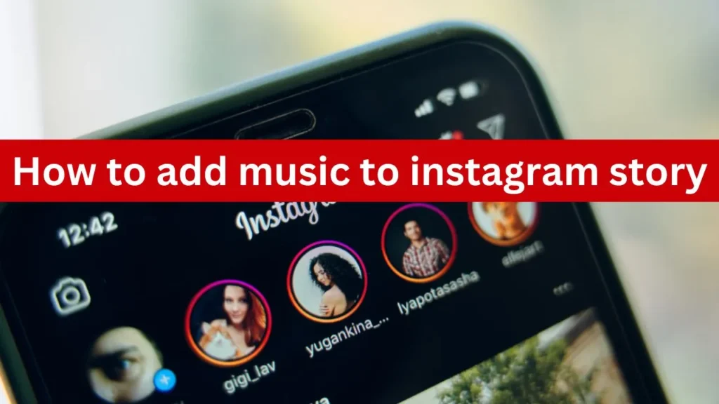 How to add music to instagram story